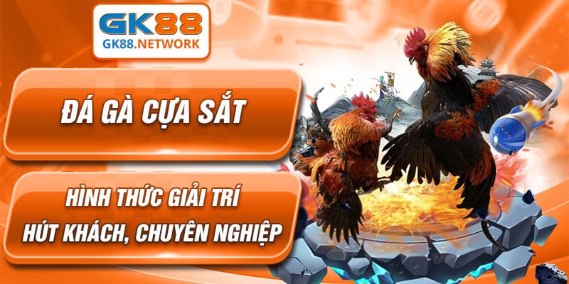 Đá Gà Cựa Sắt - Hình Thức Giải Trí Hút Khách Nhất GK88